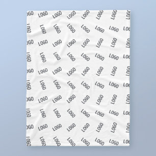 Din Logotyp Unik Logotyp, design eller Mönster Fleecefilt