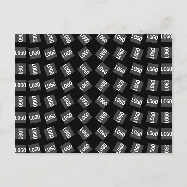 Din Logotyp | Unik Logotyp, design eller Mönster Vykort (Framsida)