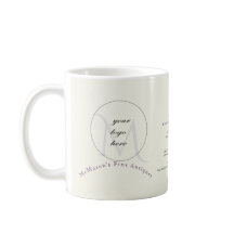 Din Logotyp Vintage Promo Business Info Coffee Mug