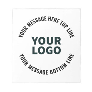 Din logotypdesign eller bild   Fet redigerbar text Anteckningsblock