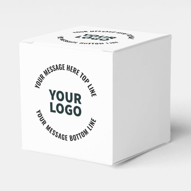Din logotypdesign eller bild | Fet redigerbar text Presentaskar (Framsidan Sidan)