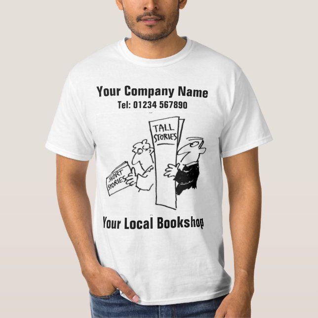Din lokala bokhandel eller bokförsäljning t shirt (Framsida)