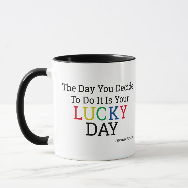 Din lucky Day Coffee Mugg (Vänster)