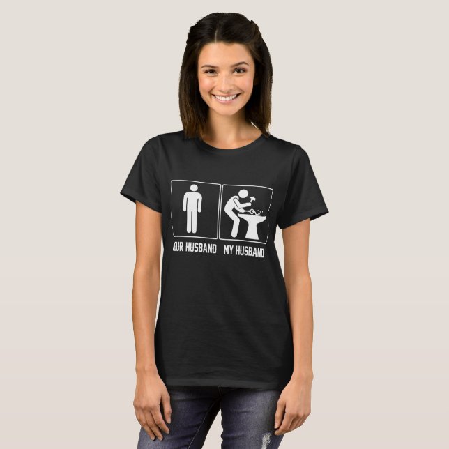 Din make min stolt Tshirt för makeIronworker T Shirt (Hel framsida)