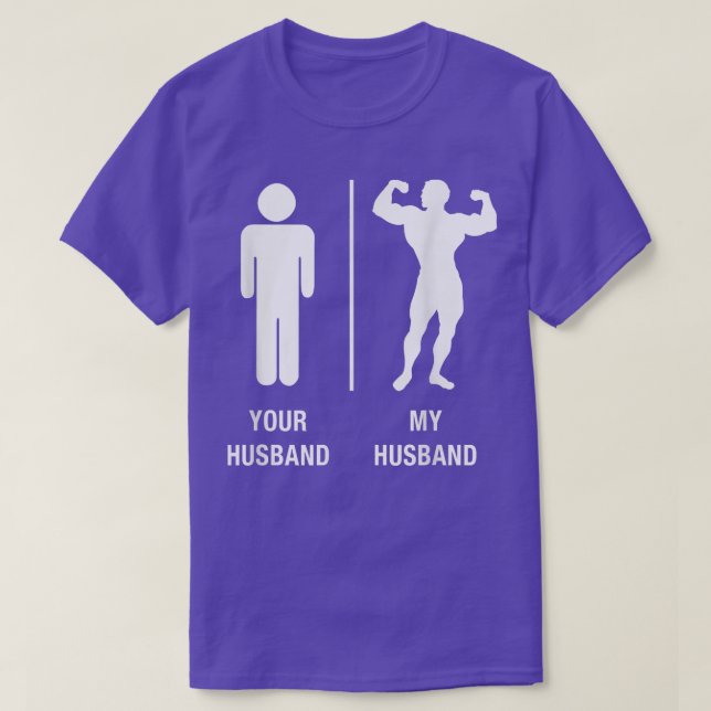Din Make My Make Body Builder-byggare arbetar fram T Shirt (Design framsida)