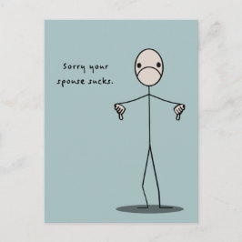 Din make suger vykort