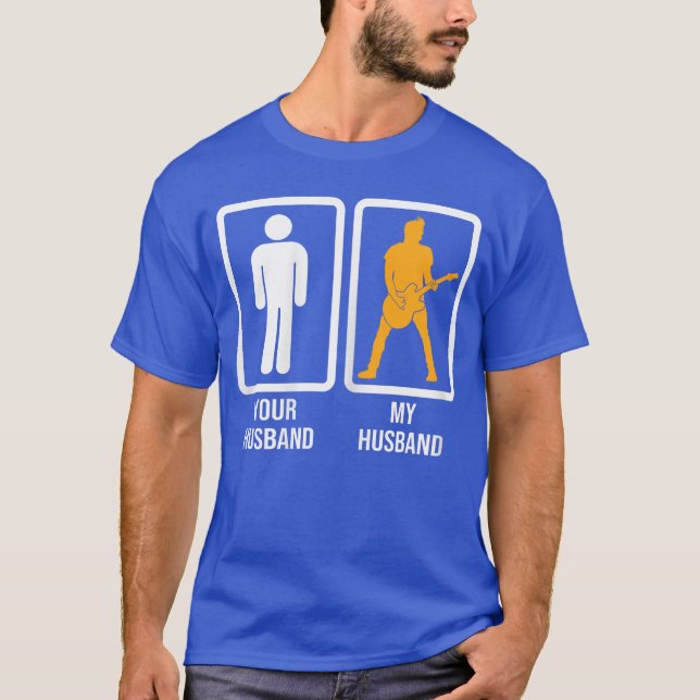 Din Make Vs Min Make Gitarrmusiker Maka G T Shirt (Framsida)