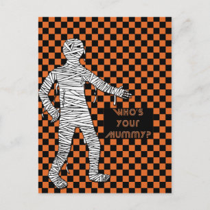 Din mamma Halloween Vykort