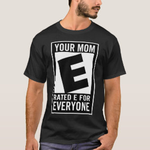 din mamma klassade e för alla dobbelgameren t-shirt