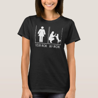 Din Mamma Mitt Mamma Tee Mamma Hund från son och d