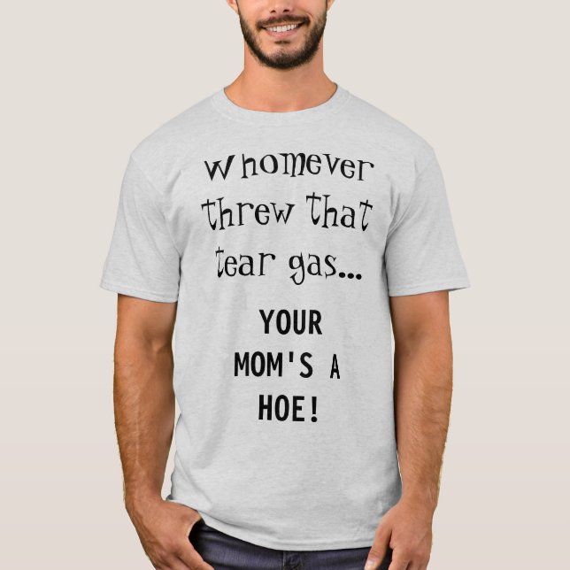din mamma t shirt (Framsida)