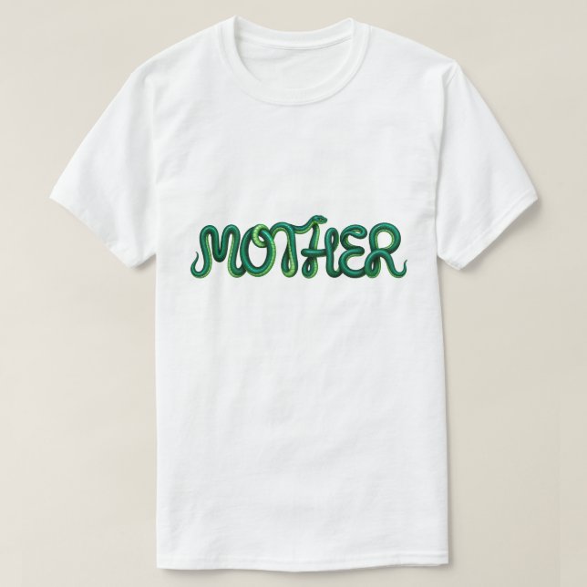 Din mamma t shirt (Design framsida)