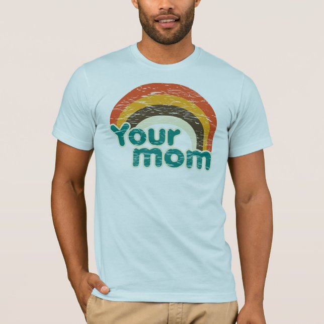 Din mamma t shirt (Framsida)