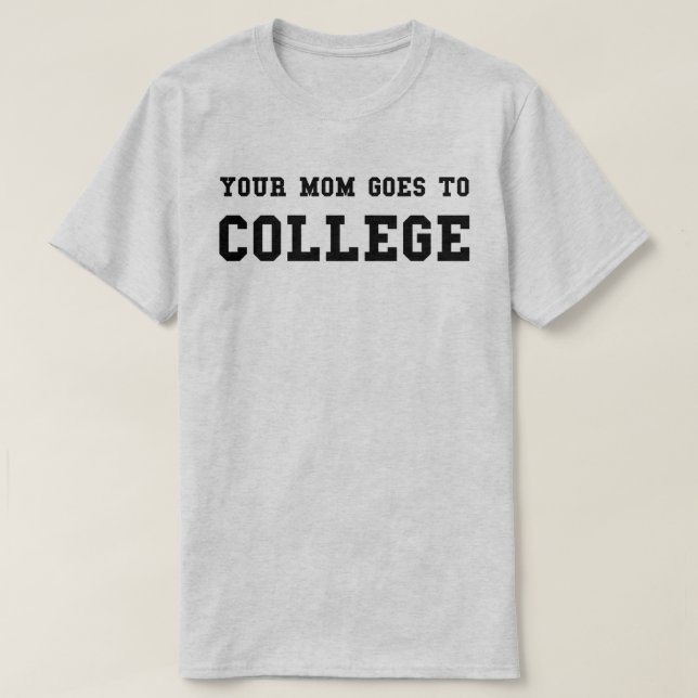 Din mamma tee shirt (Design framsida)