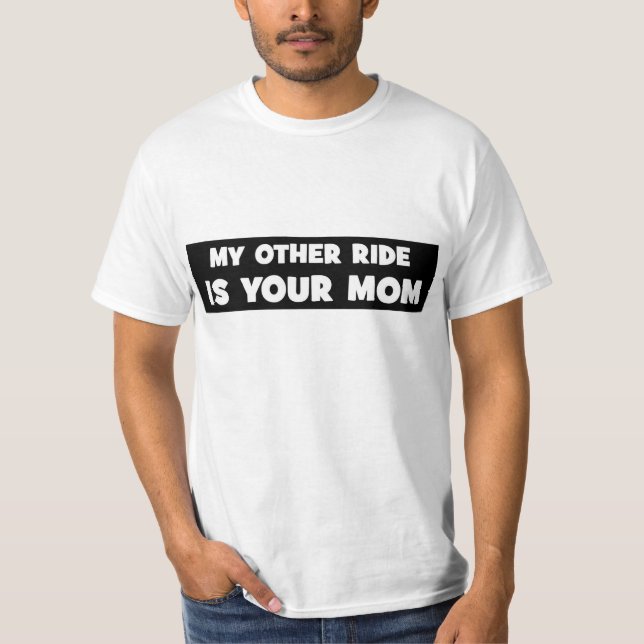 Din mammaskjorta! tee shirt (Framsida)