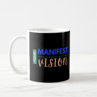Din manifestvision kaffemugg