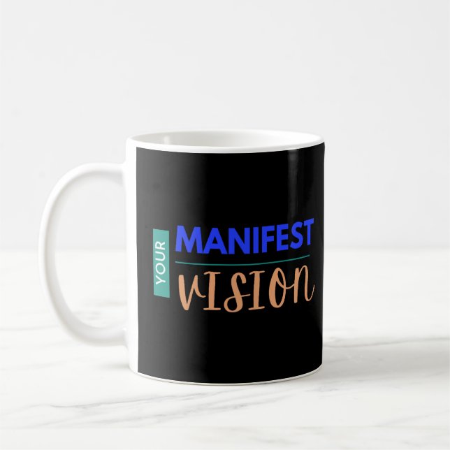 Din manifestvision kaffemugg (Vänster)