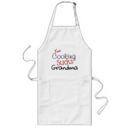 din matlagning suger mormor långt förkläde