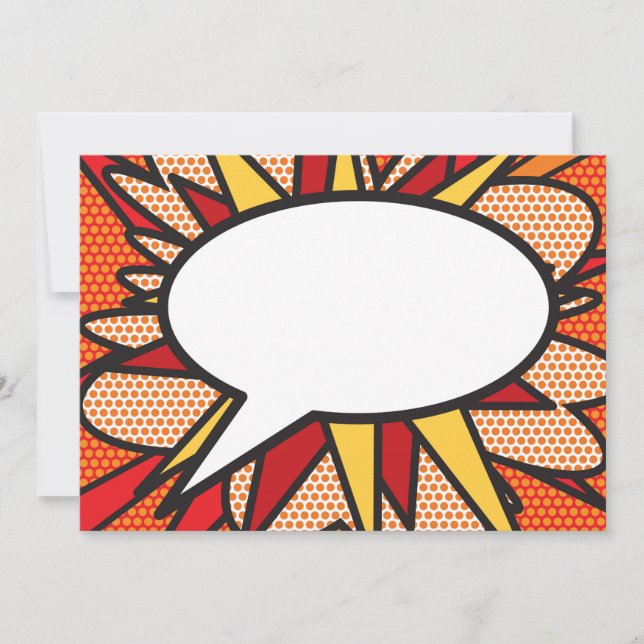 Din meddelandeblad Ljus Funny Retro Serietidning Meddelande (Framsida)