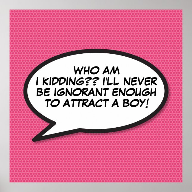 Din meddelandeblad Tal Bubbla Kul Retro Serietidni Poster (Framsidan)