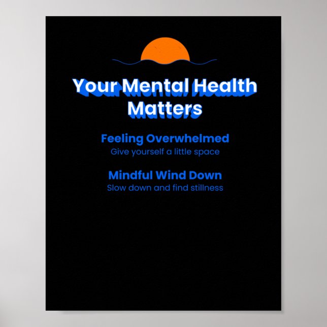 Din mentala hälsostämpel poster (Framsidan)