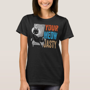 Din Meow Jasty Cat skämtar med animaliskt kött T Shirt