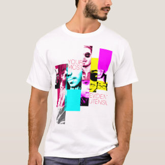 Din mest tydlig. tee shirt