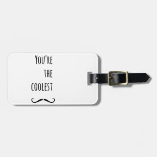 Din mest välmående Mustache Bagagebricka