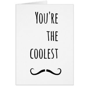 Din mest välmående Mustache Hälsningskort
