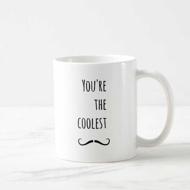 Din mest välmående Mustache Kaffemugg (Höger)