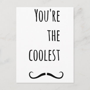 Din mest välmående Mustache Vykort