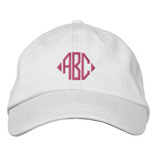 Din monogram-personaliserade broderad keps