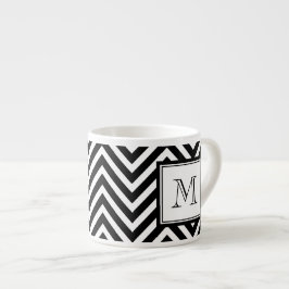 DIN MONOGRAM, SVART SPARRE ESPRESSOMUGG