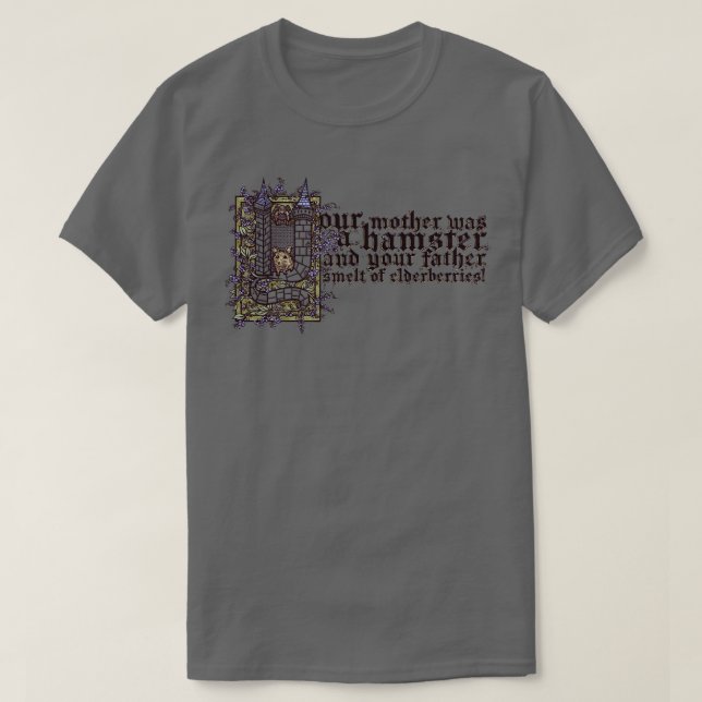 Din Mor var en hamster T Shirt (Design framsida)
