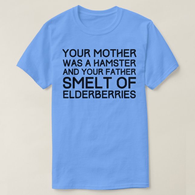 Din Mor var en hamster T Shirt (Design framsida)