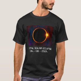 Din Mörk/Färg 2024 Solar Eclipse T Shirt