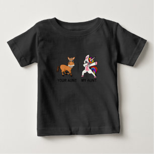 Din Moster, min Moster, dabbing Unicorn-gåva för T Shirt