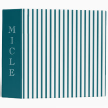 Din Nam Mörk Teal Rand 3 Ring Binder