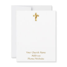 Din Namn Guld Kor Elegant Note Card