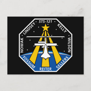 DIN_NAMN_HERE STS-121-Logotyp Vykort