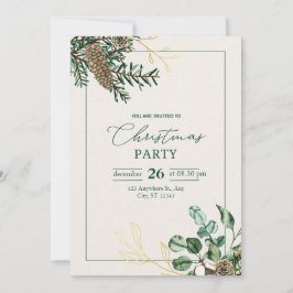 "Din närvaro hedrad: Förtjusning om julinvit Inbjudningar