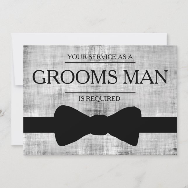 Din närvaro önskas som marshall åt Bestman Marble  Inbjudningar (Framsida)