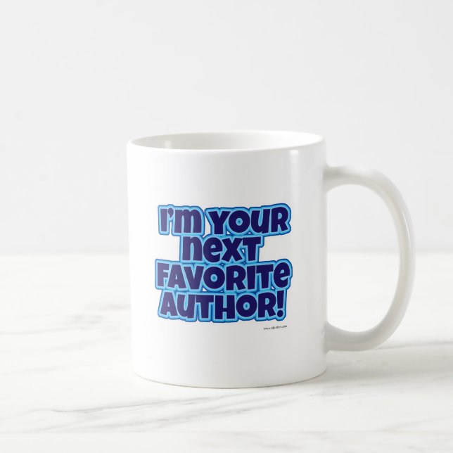 Din nästa favoritförfattare kaffemugg (Höger)