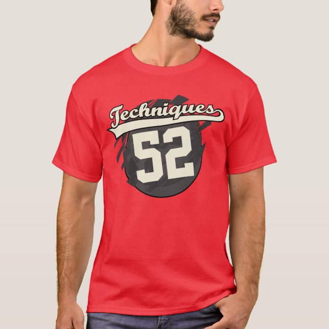 DIN NUMMER Personlig-teknik T Shirt (Framsida)