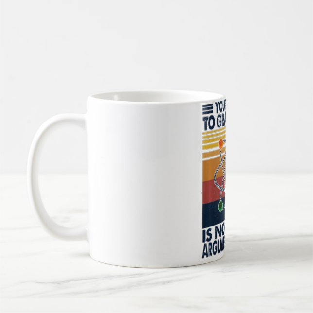 DIN OFÖRMÅGA ATT GRASP VEENCE Pullover Kaffemugg (Vänster)