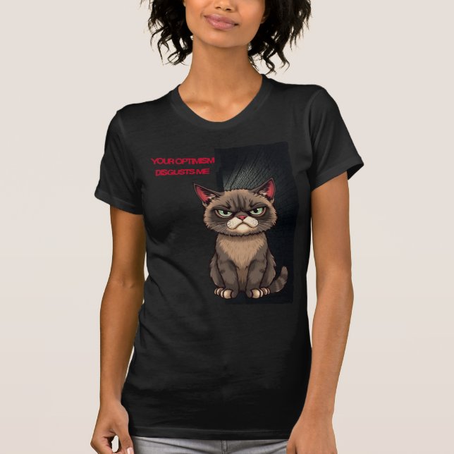 Din optimism döljer mig t shirt (Framsida)