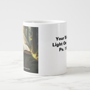 Din Ord är ett ljus på min Väg Jumbo Mugg
