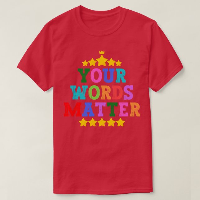 Din Ord-fråga T Shirt (Design framsida)