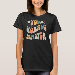 Din Ord Matter Tal Therapy Sped Teacher T Shirt