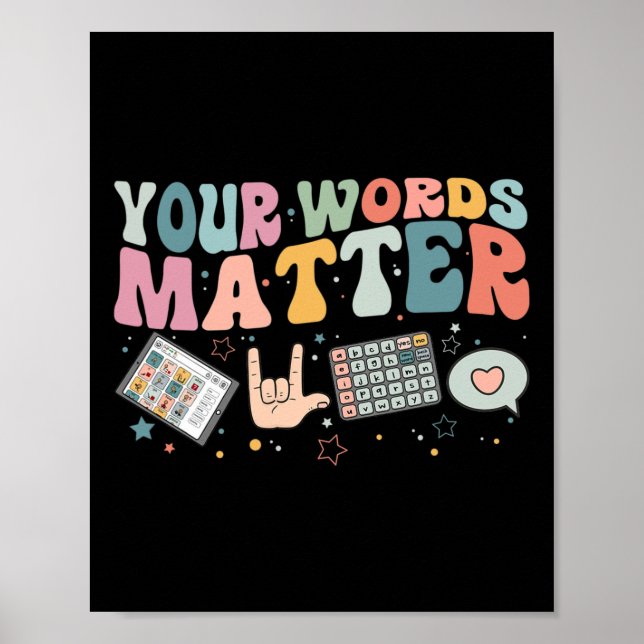 Din Ord problematik med Tal Therapy Language Patho Poster (Framsidan)